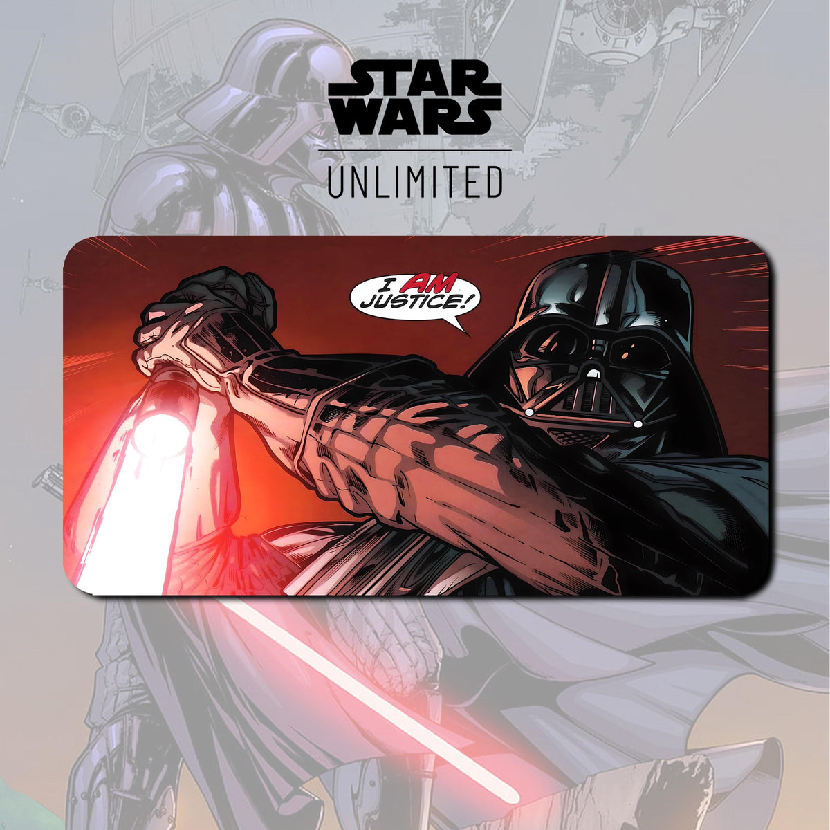 Playmat Darth Vader v3 TCG Star Wars: Unlimited / 24"x14" inches (600x350x2mm)