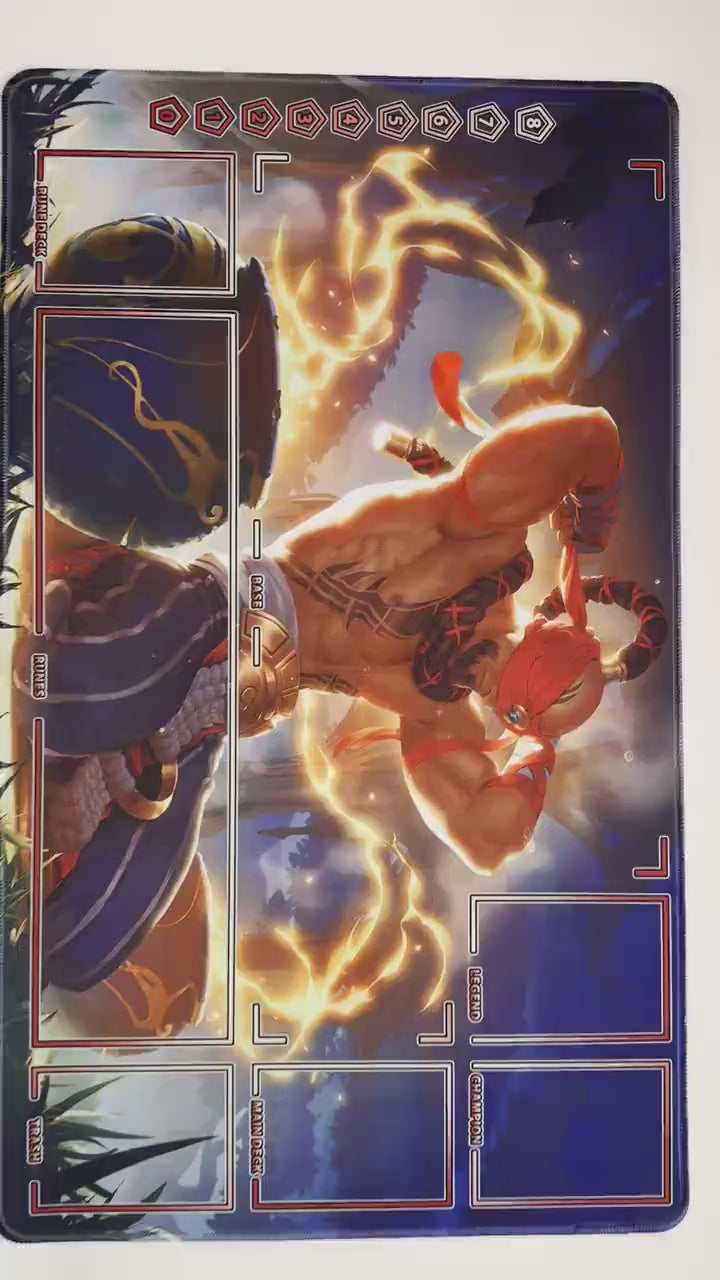 Kennen v2 - Riftbound LOL TCG Playmat / 24"x14" inches (600x350x2mm)