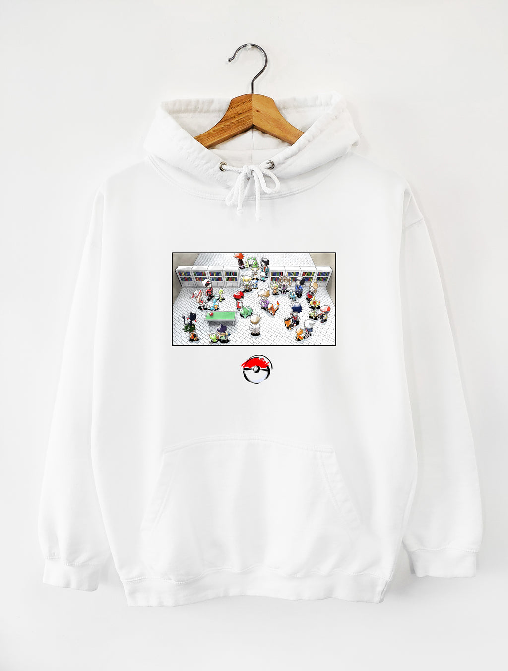 HOODIE WHITE UNISEX COLORS | PKM - TRAINERS & STARTERS