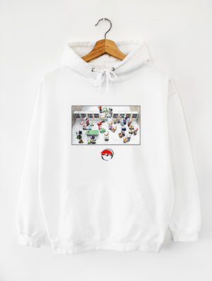 HOODIE WHITE UNISEX COLORS | PKM - TRAINERS & STARTERS