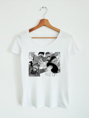 T-SHIRT WHITE WOMEN | HAJIME NO IPPO - CONGRATULATION TAKAMURA