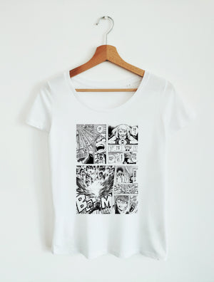 T-SHIRT WHITE WOMEN | MY HERO ACADEMIA - OCHACO VS BAKUGO