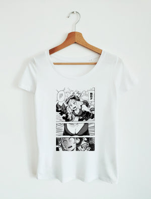 T-SHIRT WHITE WOMEN | MY HERO ACADEMIA - DEKU & HATSUME