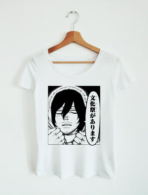 T-SHIRT WHITE WOMEN | MY HERO ACADEMIA - SHOTA AIZAWA “ERASER HEAD”