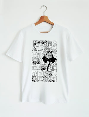 T-SHIRT WHITE UNISEX | ONE PIECE - COBY