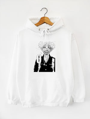 HOODIE WHITE UNISEX | LONELINESS