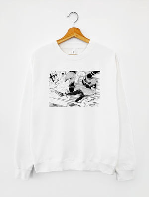 SWEATSHIRT WHITE | RENSUKE KUNIGAMI "SHOT"