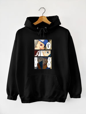 HOODIE BLACK UNISEX COLORS | NARUTO - OBITO'S GIFT TO KAKASHI